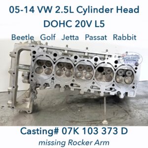 Used 05-14 audi vw 2.5 head 07K103373D Beetle Passat