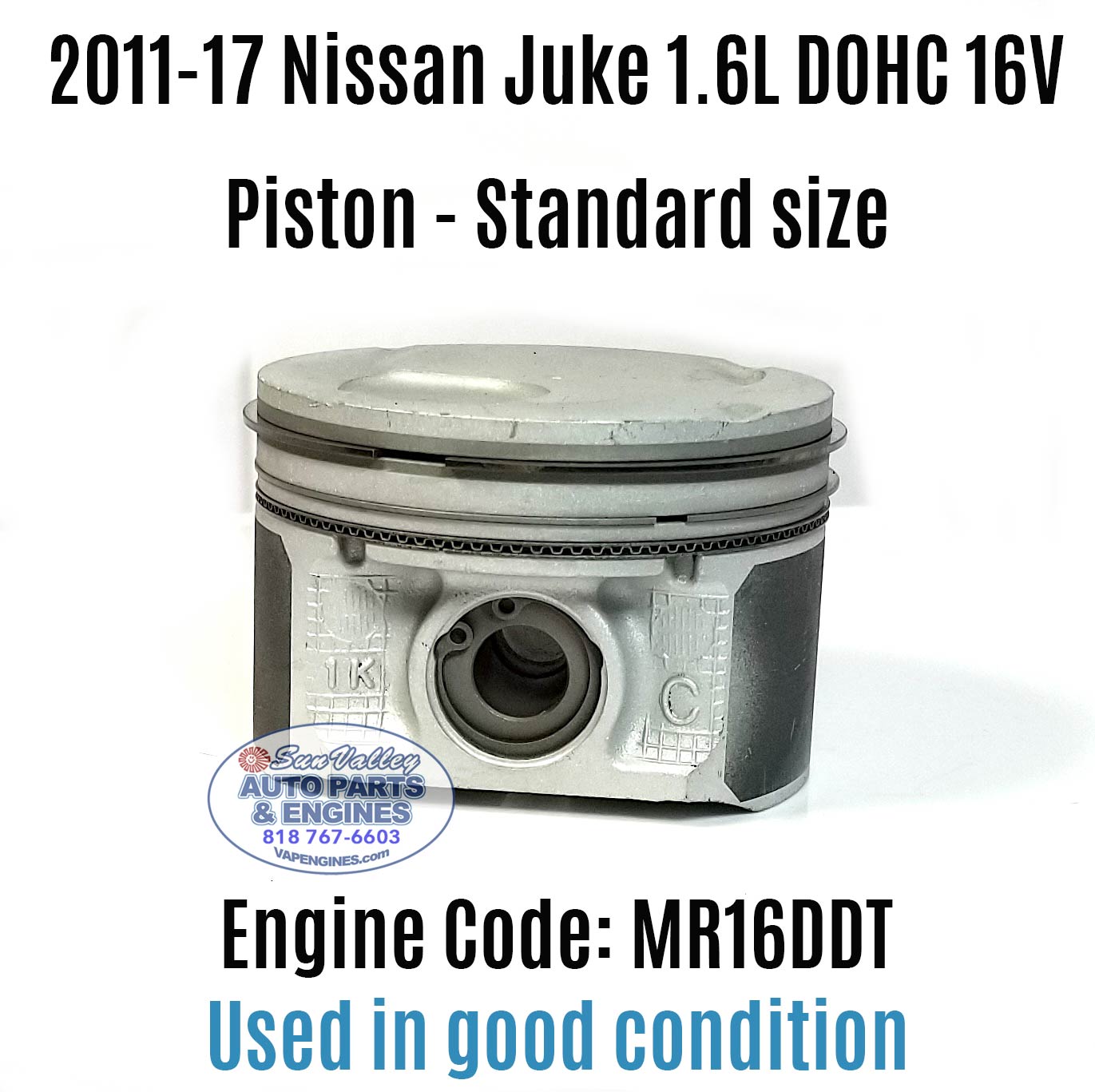 Used 11-17 nissan juke 1.6 piston side 3