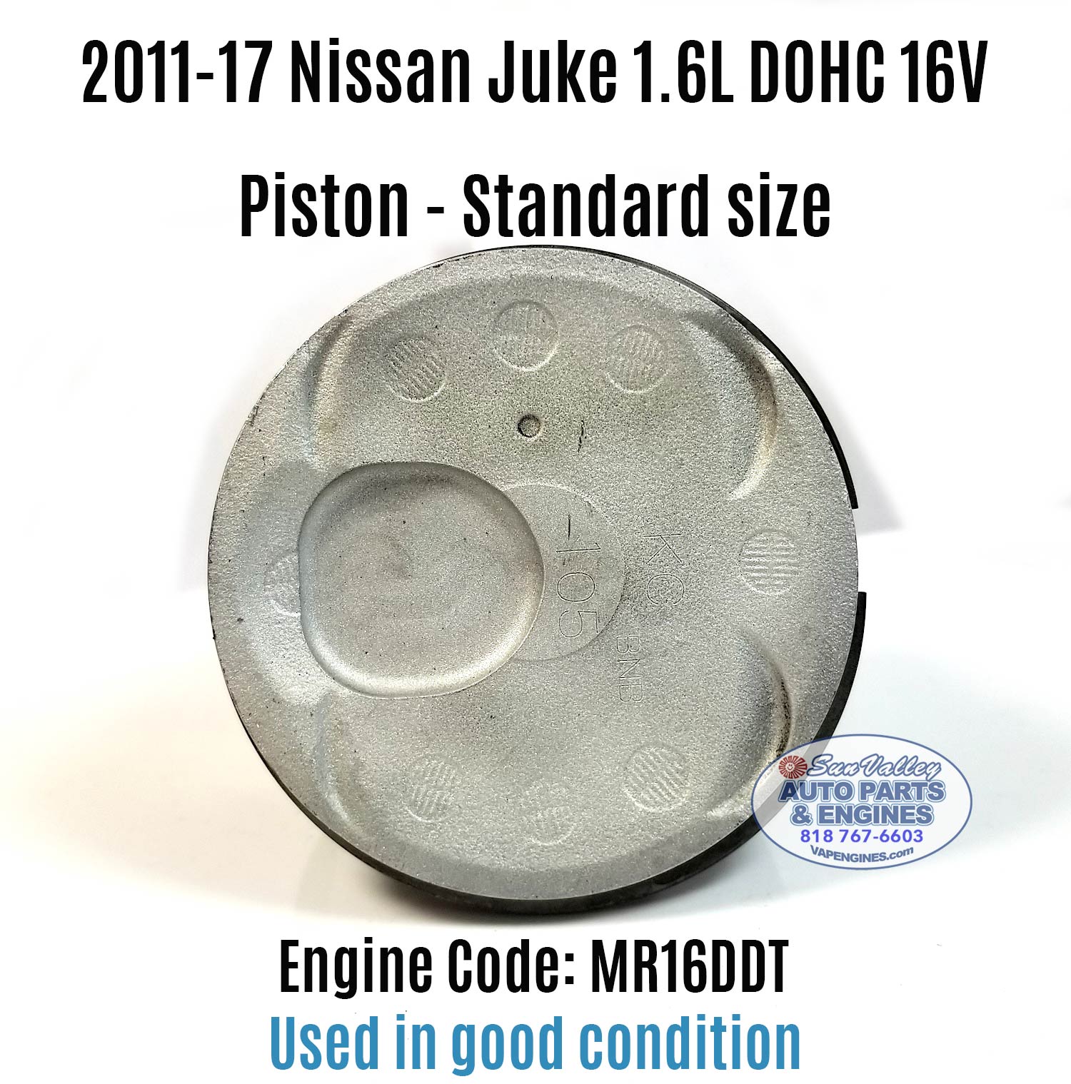 11-17 nissan juke 1.6 piston top 2