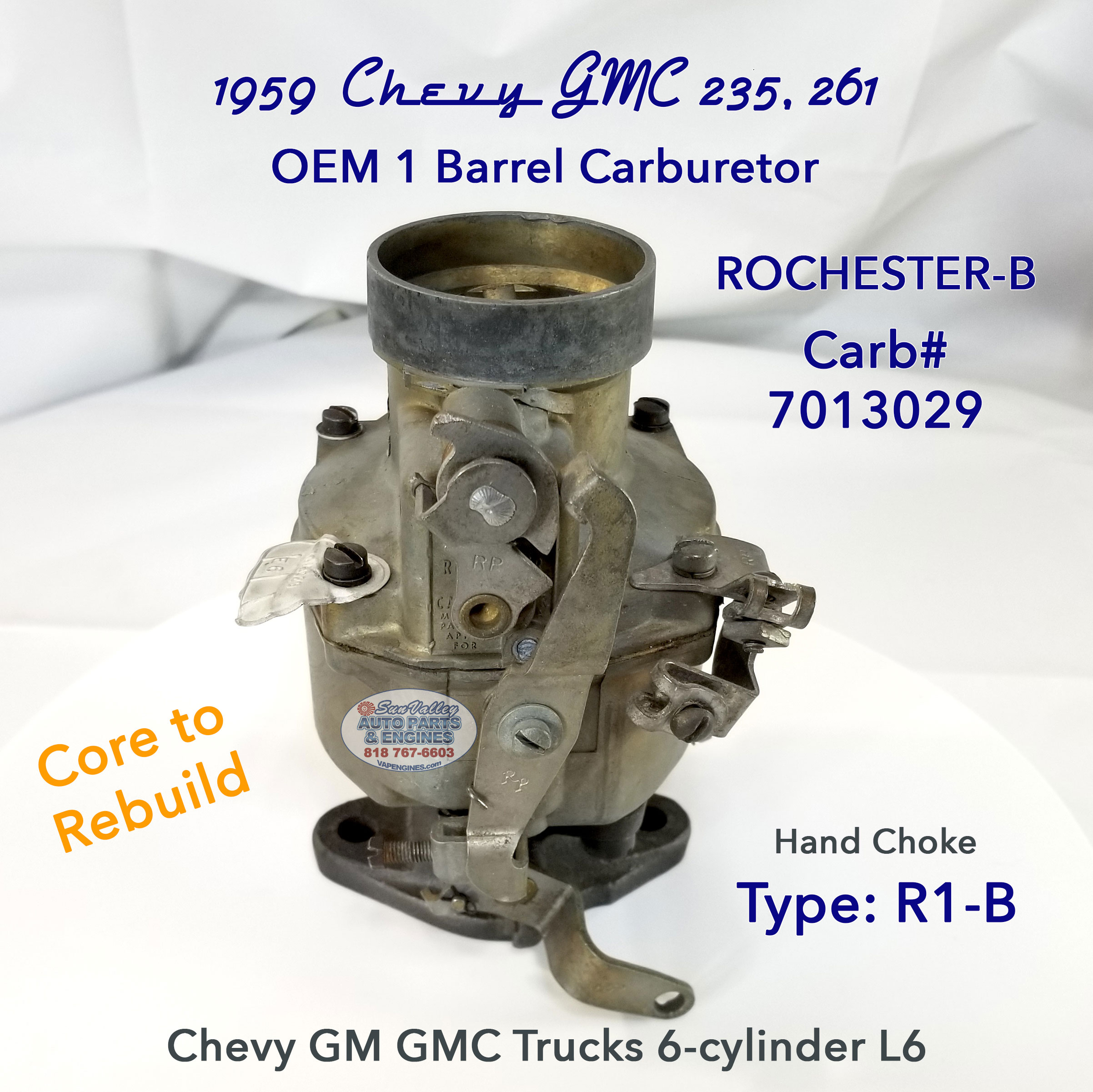 50-59 Chevy GMC carburetor link 7010329
