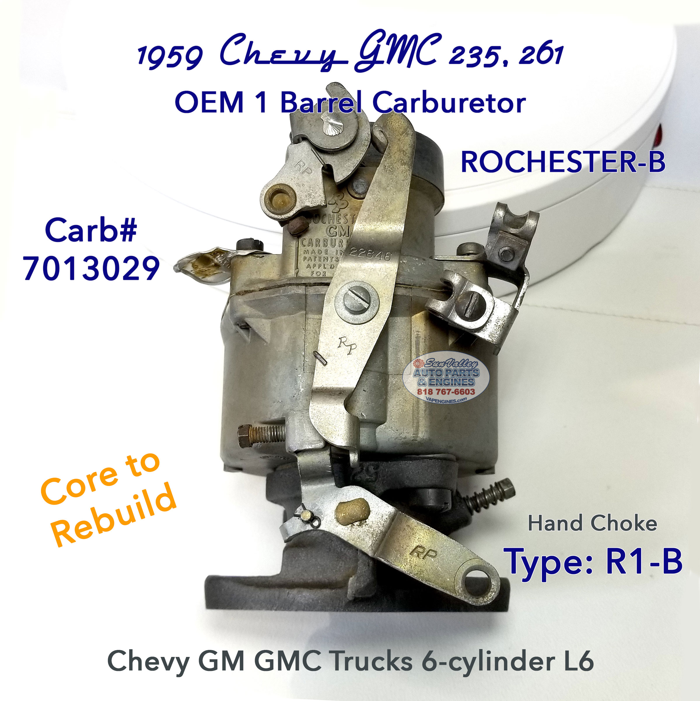 50-59 Chevy GMC carburetor linkage 7010329