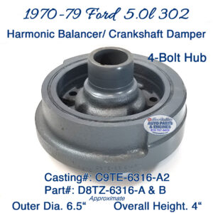 70-79 Ford harmonic balancer/ crankshaft damper C9TE-A2 OEM