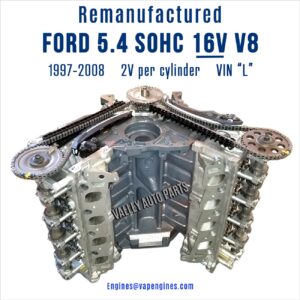97-08 Remanufactured Ford 5.4L 16V Engine for Sale. Chain view