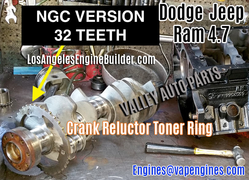 Dodge Jeep Ram 4.7 NGC 32 Teeth Toner Reluctor Ring