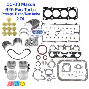 00-03 Mazda 2.0L DOHC 16V L4 Engine Rebuild Kit for 626, Protege
