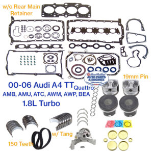 00-06 Audi A4 TT Quattro 1.8L Turbo Engine Rebuild Kit
