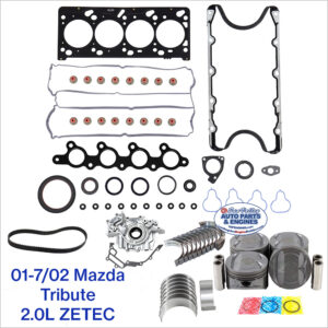 01-7/6/02-04 Mazda Tribute 2.0L 16V L4 ZETEC Engine Rebuild Kit