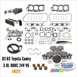 02-03 Toyota Camry 3.0L V6 1MZFE Engine Rebuild Kit