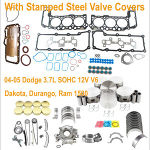 04-05 Dodge Dakota Durango Ram 1500 3.7L V6 Engine Kit. Vin K