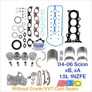 04-06 Scion xA, xB 1.5L 1NZ Engine Rebuild Kit