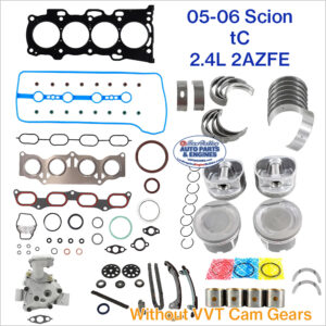 05-06 Scion tC 2.4L 2AZFE Engine Rebuild Kit