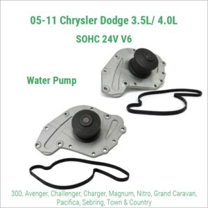 05-11 Chrysler Dodge 3.5/4.0 24V V6 New Water Pump