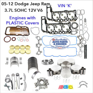 05-12 Dodge Jeep Ram 3.7L V6 Engine Rebuild Kit EK1106M