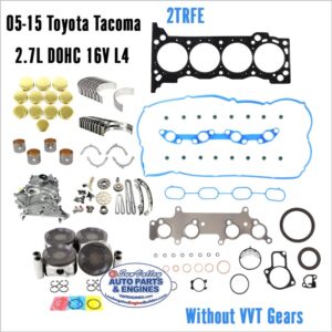 05-15 Toyota Tacoma 2.7L L4 2TRFE Engine Rebuild Kit. ek954m