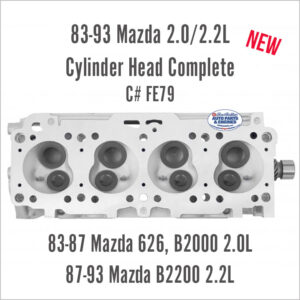 83-93 Mazda 2.0 2.2L SOHC 8V Loaded Cylinder Head. C# FE79. 626, B2000, B2200