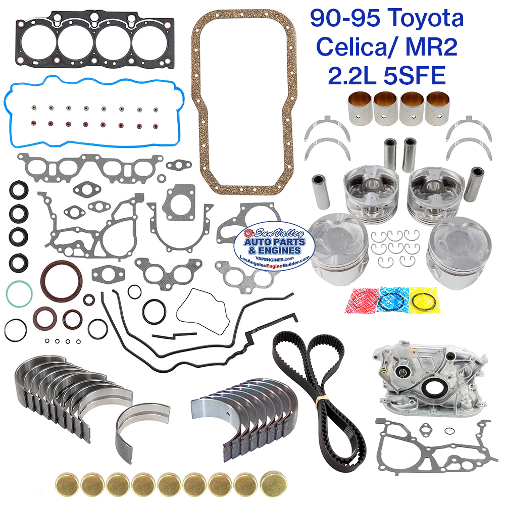 90-95 Toyota Celica/ MR2 2.2L 5SFE Engine Rebuild Kit