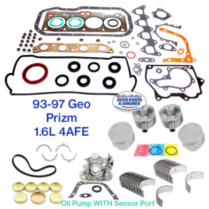 93-97 Geo Prizm 1.6L 4AFE Engine Rebuild Kit