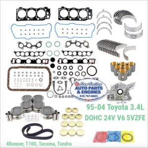 95-04 Toyota Trucks 3.4L 24V 5VZ Master Engine Rebuild Kit