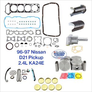 96-97 Nissan D21 Pickup 2.4L KA24E Engine Rebuild Kit