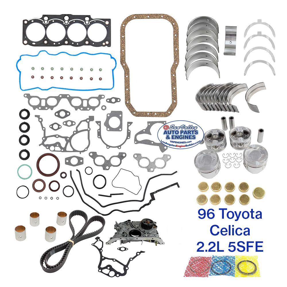 96 Toyota Celica 2.2L 5SFE Engine Rebuild Kit