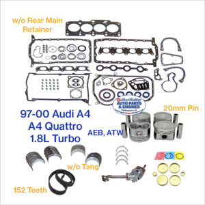 97-00 Audi A4/ Quattro 1.8T Engine Rebuild Kit. AEB, ATW DOHC 20V L4 TURBO