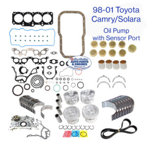 98-01 Toyota 2.2L 5SFE Camry Solara Engine Rebuild Kit
