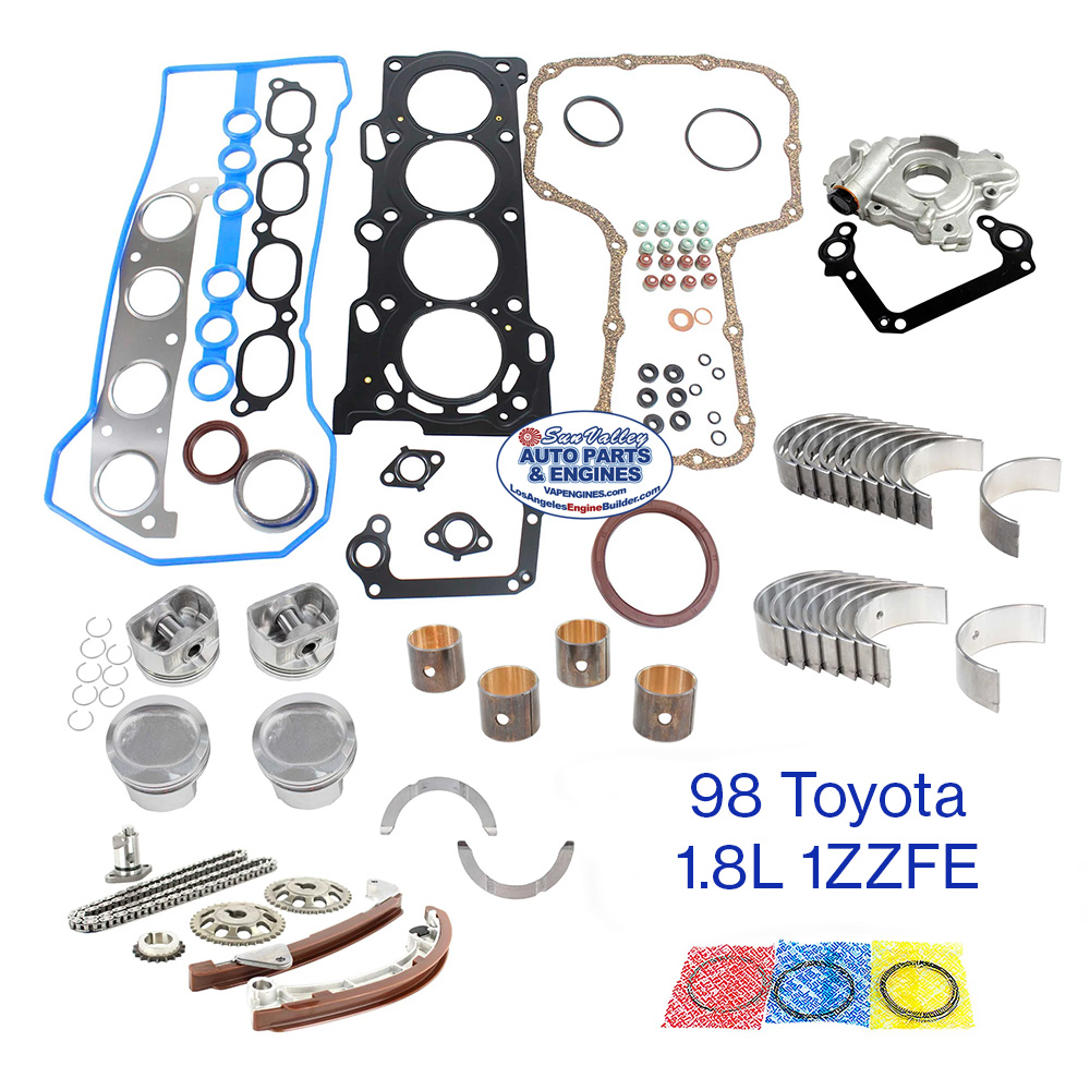 98 Toyota Corolla 1.8L 1ZZFE Engine Kit