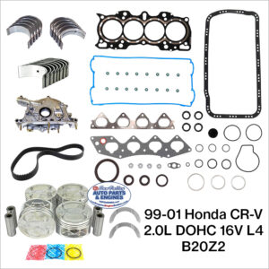 99-01 Honda CR-V 2.0L DOHC L4 B20Z2 Engine Rebuild Kit