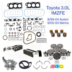99-04 Toyota 3.0L 24V V6 1MZF Engine Rebuild Kit for Avalon, Sienna
