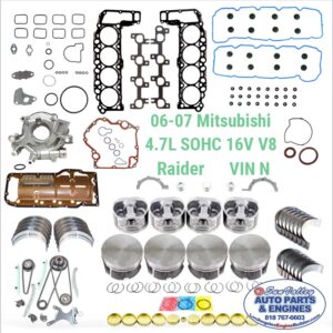 06-07 Mitsubishi Raider 4.7L Engine Rebuild Kit