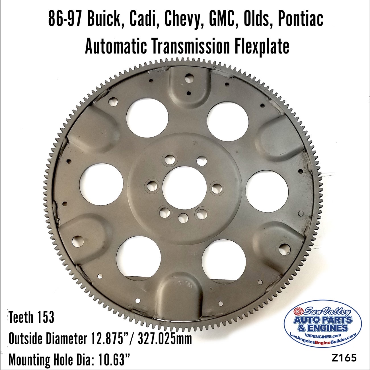 86-97 Buick Cadi Chevy GMC Olds Pontiac 153 Tooth Auto Trans Flexplate. face. ATP Z165