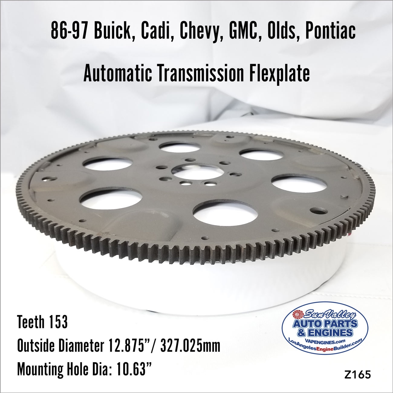 86-97 Buick Cadi Chevy GMC Olds Pontiac 153 Tooth Auto Trans Flexplate. angle. ATP Z165