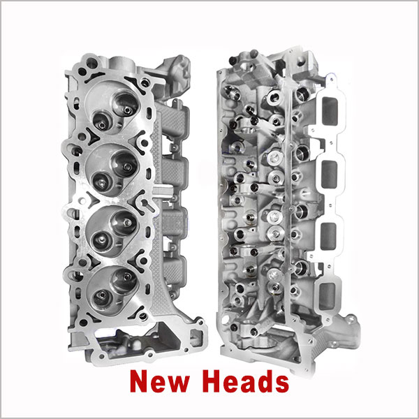 New casting bare or loaded cylinder heads. Import/Domestic. Gas/Diesel