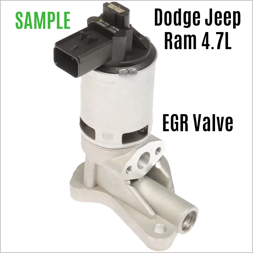 Sample Dodge Jeep Ram 4.7 EGR Valve Sample Dodge Jeep Ram 4.7 EGR Valve