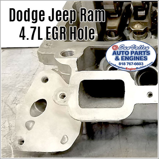 Dodge Jeep Ram 4.7L left Head with EGR hole Dodge Jeep Ram 4.7L left Head with EGR hole