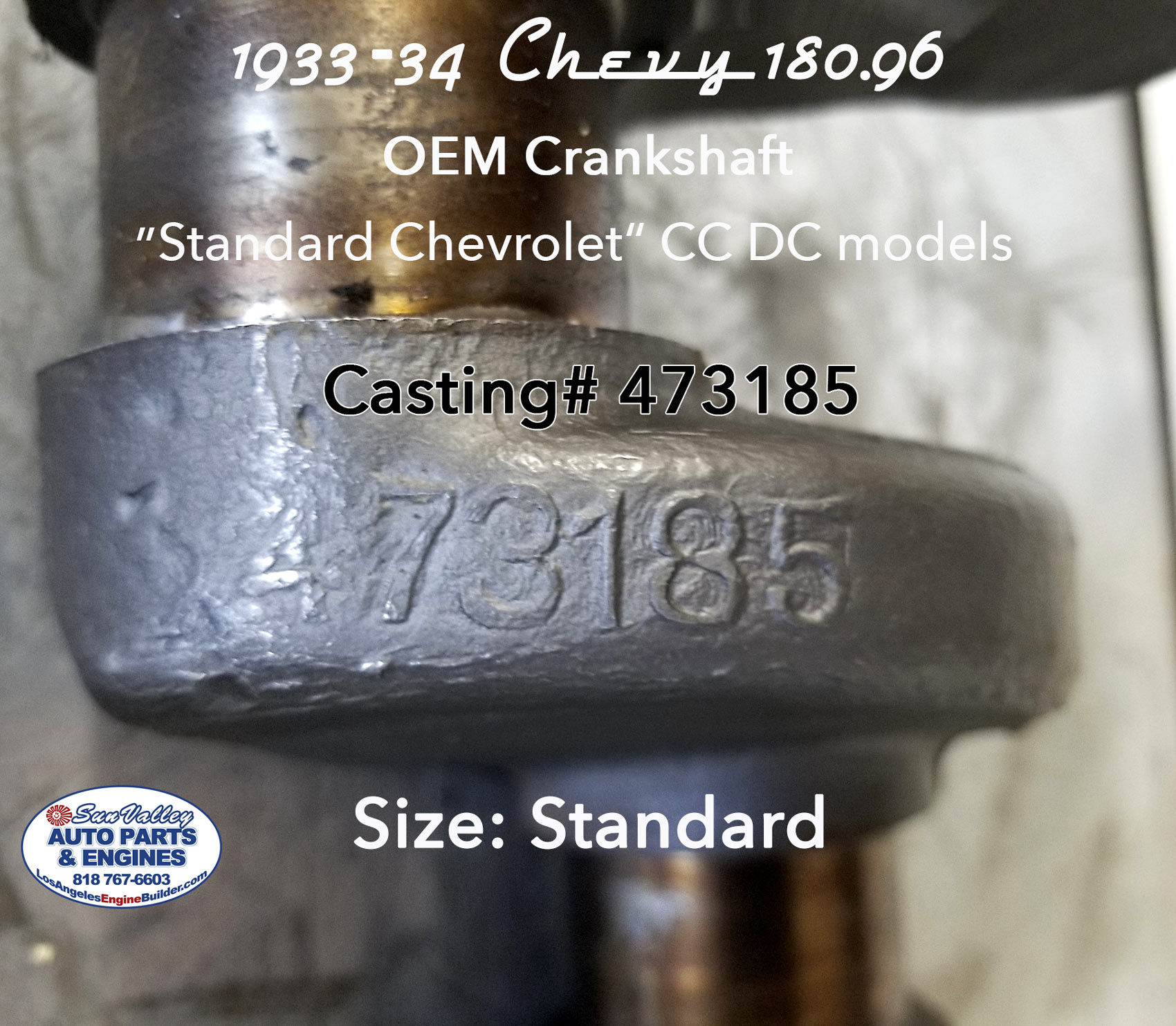 GM 473185 crankshaft casting number