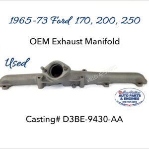 65-73 Ford 170, 200, 250 Exhaust Manifold D3BE-9430