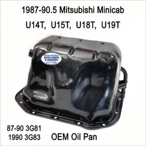 87-90 Mitsubishi Minicab 3G81 3G83 Oil Pan side angle
