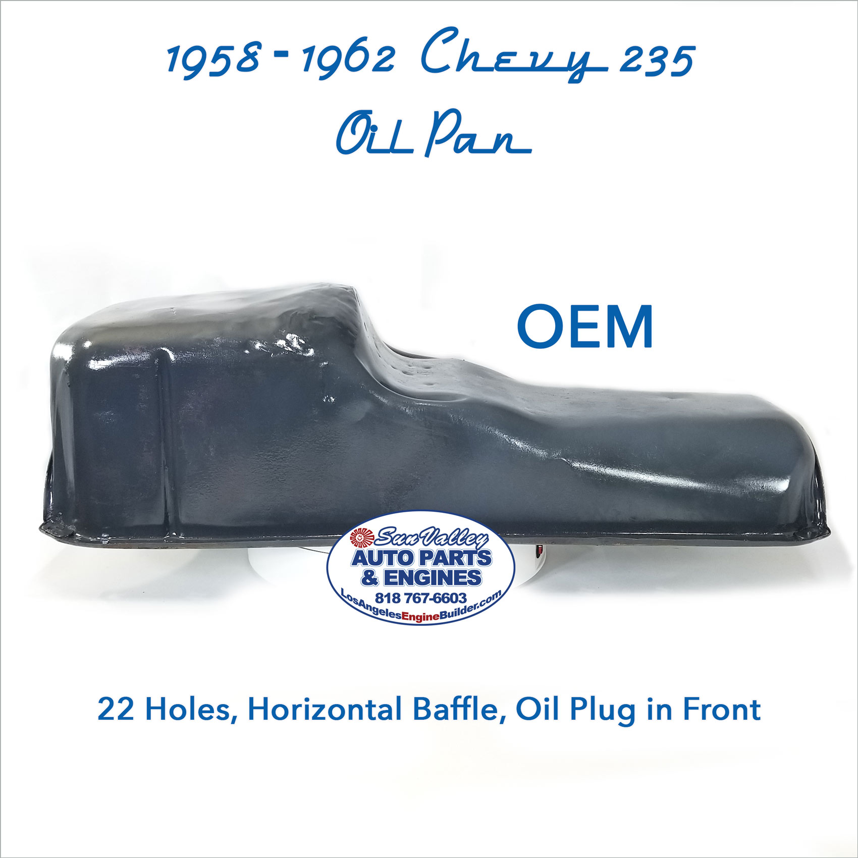 1958-62 GM Chevy 235 Oil Pan