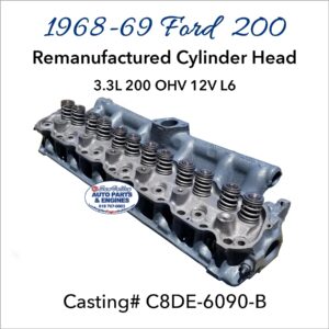 Remanufactured Ford 200 Cylinder Head C8DE