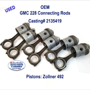 39-60 GMC 228, 248, 270 Connecting Rod Set 2135419